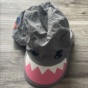 Gray Shark swim Cap with coverage